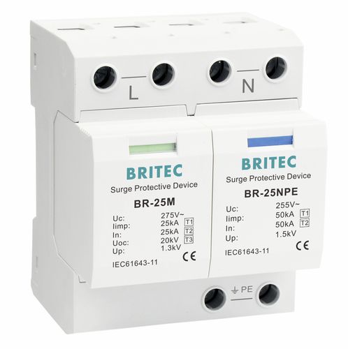 Überspannungsableiter Typ 1 - BR-25M 1+1 series - Britec Electric Co., Ltd - Typ 2 / Typ 3 / Klasse I