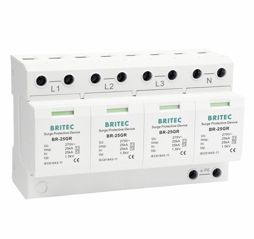 Überspannungsableiter Typ 1 - BR-25GR 4P series - Britec Electric Co., Ltd - für elektronische Geräte / für Elektroinstallation / Varisto