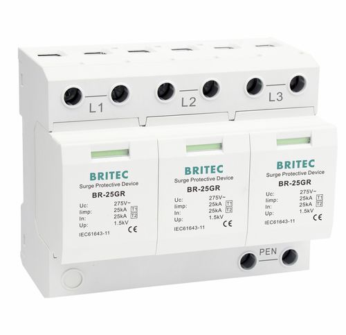 Überspannungsableiter Typ 1 - BR-25GR 3P series - Britec Electric Co., Ltd - Typ 2 / Klasse I / Klasse II