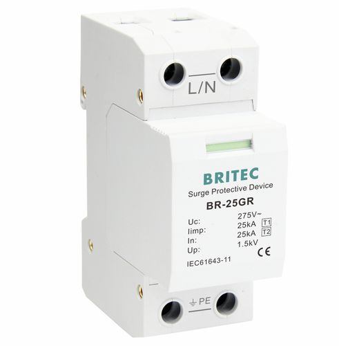 Überspannungsableiter Typ 1 - BR-25GR 1P series - Britec Electric Co., Ltd - Typ 2 / Klasse I / Klasse II
