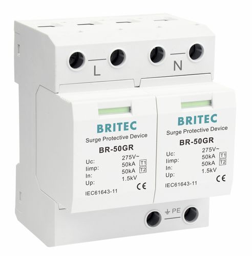 Überspannungsableiter Typ 1 - BR-50GR 2P series - Britec Electric Co., Ltd - Typ 2 / Klasse I / Klasse II