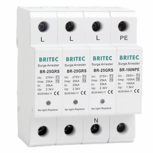 Blitzableiterkasten Typ 1 - BR-25GRS 3+1 series - Britec Electric Co., Ltd - Typ 2 / Klasse I / Klasse II
