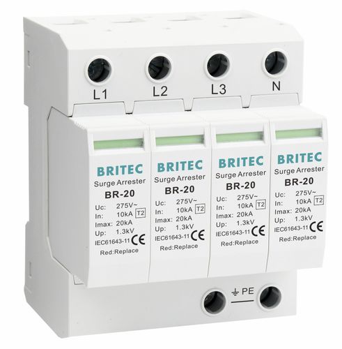 Blitzableiterkasten Typ 2 - BR-20 4P series - Britec Electric Co., Ltd - Klasse II / zur Fernanzeige / für Stromversorgung