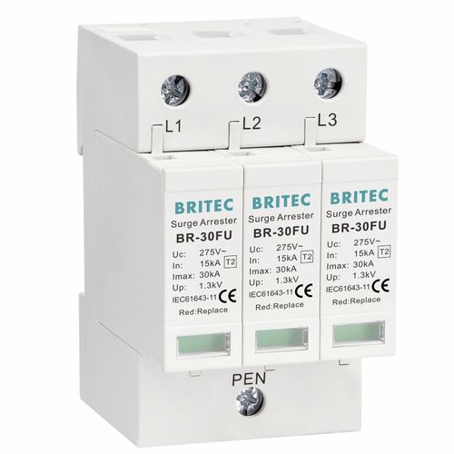 Überspannungsableiter Typ 2 - BR-30FU 3P series - Britec Electric Co., Ltd - Klasse II / zur Fernanzeige / Varisto
