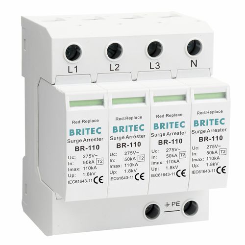 Blitzableiterkasten Typ 2 - BR-110 4P series - Britec Electric Co., Ltd - Klasse II / für Elektroinstallation / zur Fernanzeige