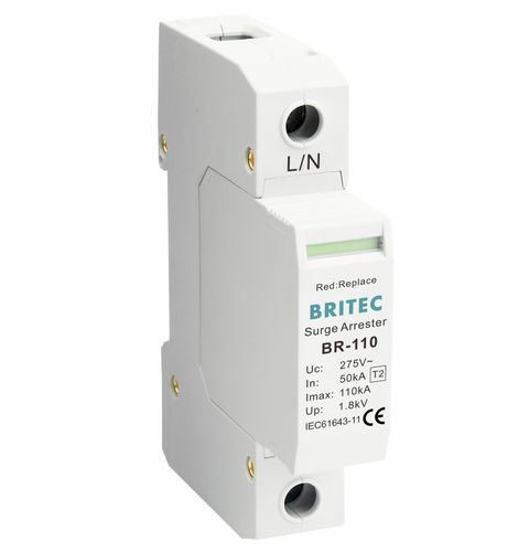 Überspannungsableiter Typ 2 - BR-110 1P series - Britec Electric Co., Ltd - Klasse II / zur Fernanzeige / für Elektroinstallation