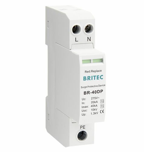 Überspannungsableiter Typ 2 - BR-40DP 2P series - Britec Electric Co., Ltd - Typ 3 / Klasse II / Klasse III