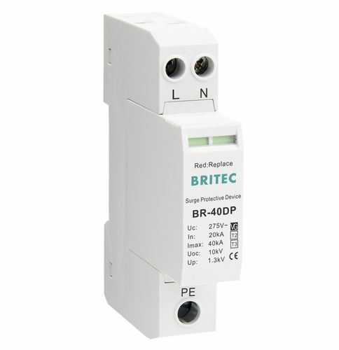 Überspannungsableiter Typ 2 - BR-40DP 1+1 series - Britec Electric Co., Ltd - Typ 3 / Klasse II / Klasse III