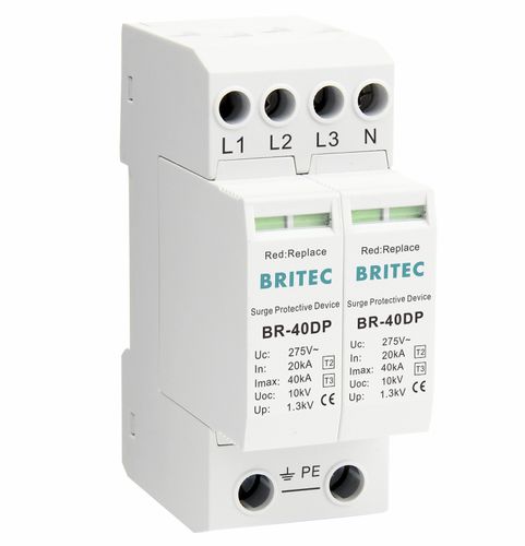 Überspannungsableiter Typ 2 - BR-40DP 4P series - Britec Electric Co., Ltd - Typ 3 / Klasse II / Klasse III