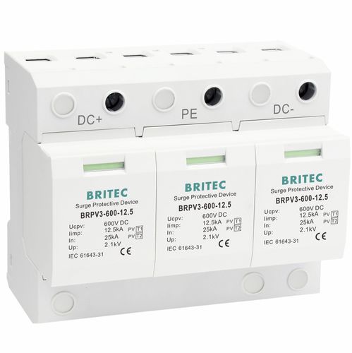 Überspannungsableiter Typ 1 - BRPV3-600-12.5 - Britec Electric Co., Ltd - Typ 2 / Klasse I / Klasse II