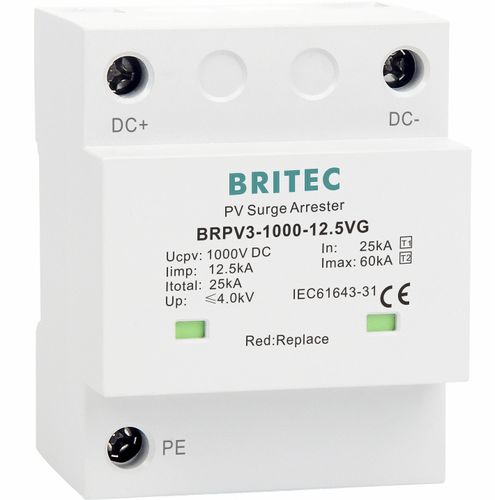 Überspannungsableiter Typ 1 - BRPV3-1000-12.5VG - Britec Electric Co., Ltd - Typ 2 / Klasse I / Klasse II