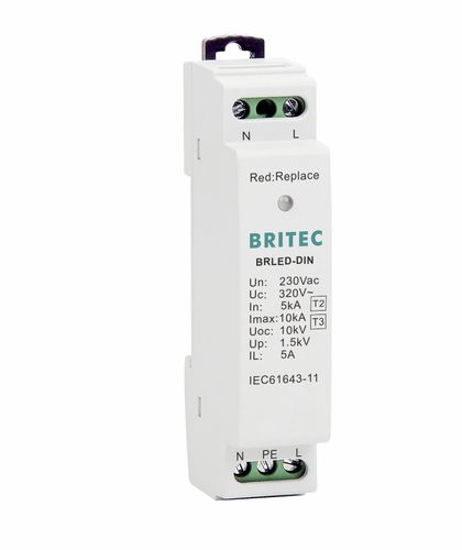Überspannungsableiter Typ 2 - BRLED-DIN - Britec Electric Co., Ltd - Typ 3 / Klasse II / Klasse III