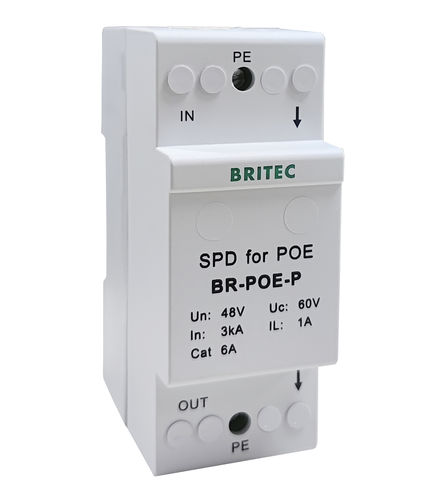 Überspannungsableiter Typ 2 - BR-POE-P - Britec Electric Co., Ltd - für Signalübertragung / für Datennetz / für Elektroinstallation