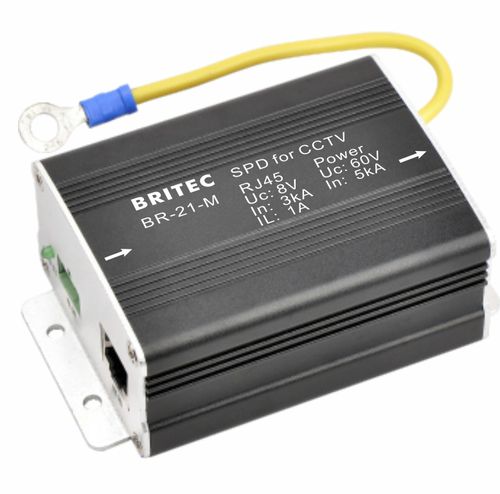 Überspannungsableiter für Videoüberwachung - BR-CCTV-21M series - Britec Electric Co., Ltd - für Videosignale / für elektronische Geräte / für transiente Spannung