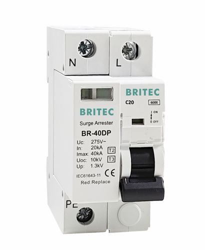 Überspannungsableiter Typ 3 - BRCB-15/30/40 - Britec Electric Co., Ltd - Klasse III / für Elektroinstallation / zur Fernanzeige