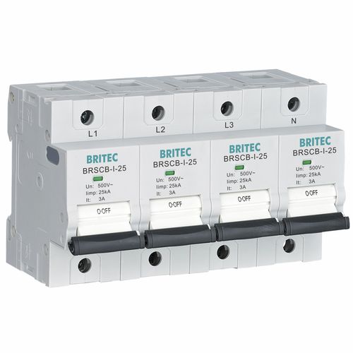 Miniaturschutzschalter - BRSCB-I-25 - Britec Electric Co., Ltd - Thermo / AC / DIN-Schiene