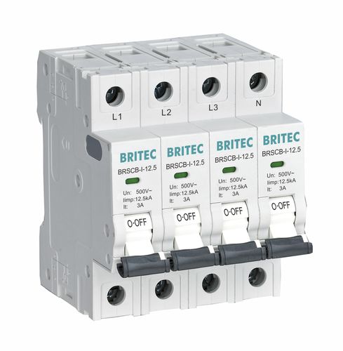 Miniaturschutzschalter - BRSCB-I-12.5 series - Britec Electric Co., Ltd - Thermo / Niederspannung / DIN-Schiene