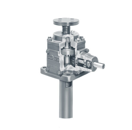 Spindelhubgetriebe / axial verfahrende Spindel - BG150S, BG150D - JOYCE - mit Kegelradgetriebe / handbedient