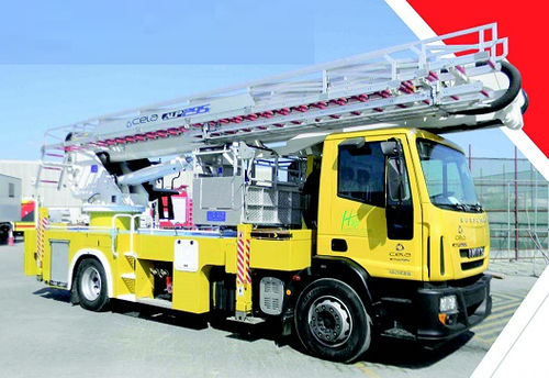 LKW-montierter Feurschutz Lift - ALP 295 E - Cela - teleskopisch / Gelenkarm / für die Feuerwehr