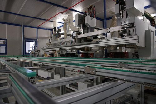 Produktionsanlage für Aluminiumprofile - STEP - Working Process - für Holzprodukte / Fenster / automatisch