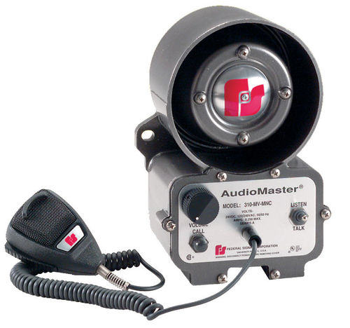 Sprechanlage für Intensiveinsatz - 310-MV-MNC - FEDERAL SIGNAL - Audio / wandmontiert