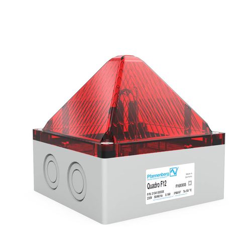 Blitzleuchte - Quadro F12 - PFANNENBERG - LED / 24 VDC / 230 V AC