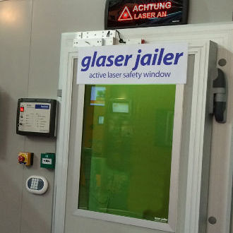 Maschinenschutzscheibe - Glaser jailer - Lasermet