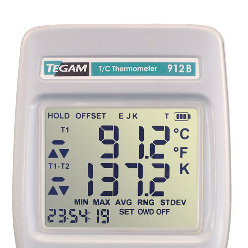 Fühler-Thermometer - 912B - TEGAM - Thermoelement / digital / °C