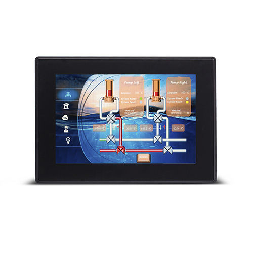 HMI mit resisitivem Touchscreen - EH-TP700 series - Hitachi Europe GmbH - wandmontiert / einbaufähig / für DIN-Schiene