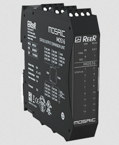 Digitales Ausgangsmodul - MOS series - REER - Modbus / 16 A / 8 PNP-Ausgänge