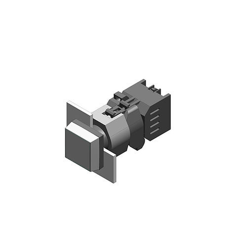 Pilzdrucktaster - 704.200.2 - EAO France - IP65 / LED-beleuchtet / Kunststoff