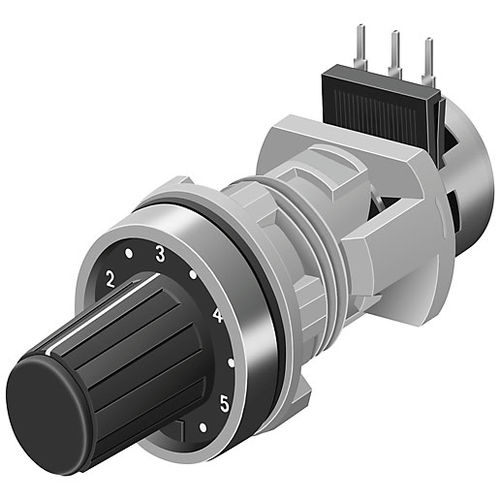 Drehbarer Potentiometer - 44-745.60-10K1 - EAO France - manuell / elektronisch / Steuerung