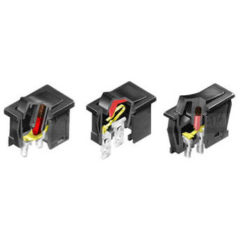Wippschalter - CW series - NKK Switches - einpolig / staubdicht / kompakt
