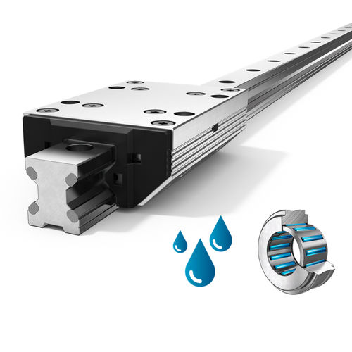 Nadelrollen-Linearführung - FDC series - Franke GmbH - Aluminium / wartungsfrei / regelbar