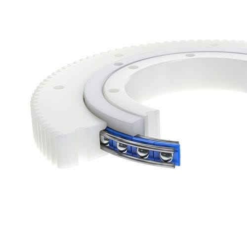 Drehverbindung mit Außenverzahnung - LVL series - Franke GmbH - mit 4-Punkt-Lager / einreihig / Vierpunkt-Kontakt