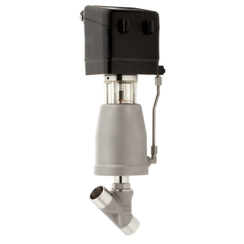 Pneumatisch gesteuertes Ventil - 7020  - Schubert & Salzer Control Systems GmbH - Stell / für Dampf / Schrägsitz