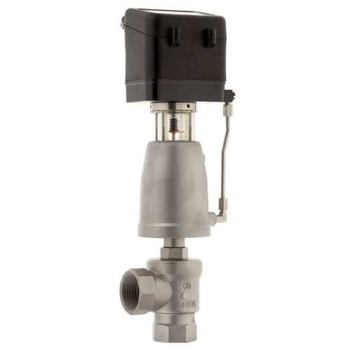 Pneumatisch gesteuertes Ventil - 7051 - Schubert & Salzer Control Systems GmbH - Stell / für Dampf / rechtwinklig
