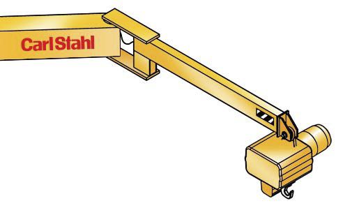 Säulenschwenkkran - CS-BOY series - Carl Stahl GmbH - wandmontiert / mit Gelenk