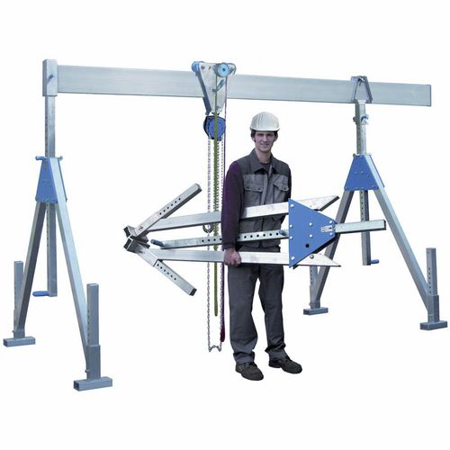 Portalkran für Werkstatt - CS-SKE series - Carl Stahl GmbH - Aluminium / Einträger