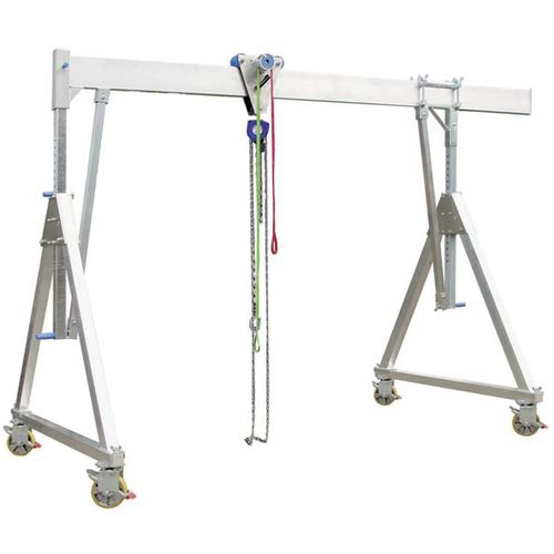 Portalkran auf Rollen - CS-FKE series - Carl Stahl GmbH - für Werkstatt / Aluminium / Einträger