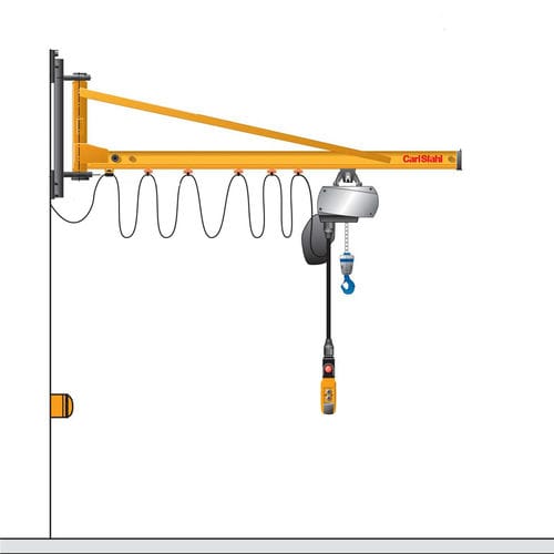 Wandschwenkkran - CS/LW series - Carl Stahl GmbH - für Hubanwendungen / dreiwinkelig