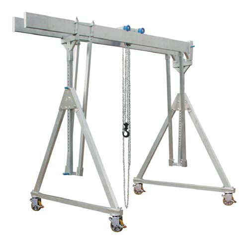 Portalkran auf Rollen - CS-FKD series - Carl Stahl GmbH - für Werkstatt / Aluminium / Zweiträger