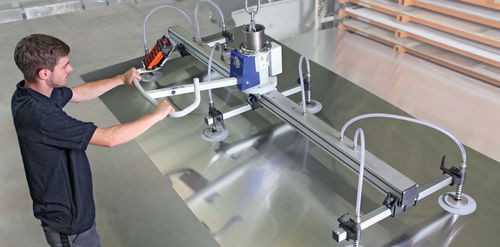 Vakuumheber für Blech - VacuMaster Eco series - Carl Stahl GmbH - für Steinplatten / für Fässer / horizontal