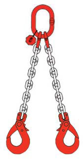 Anschlagkette - 6280.20 series - Carl Stahl GmbH - 2 Stränge / Metall