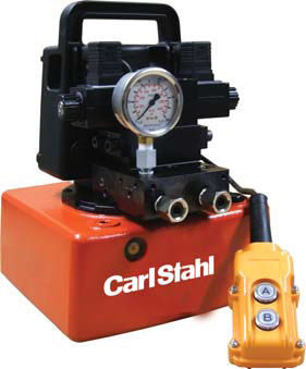 Hydraulische Kolbenpumpe - HEP series - Carl Stahl GmbH - mit Elektromotor / mobil