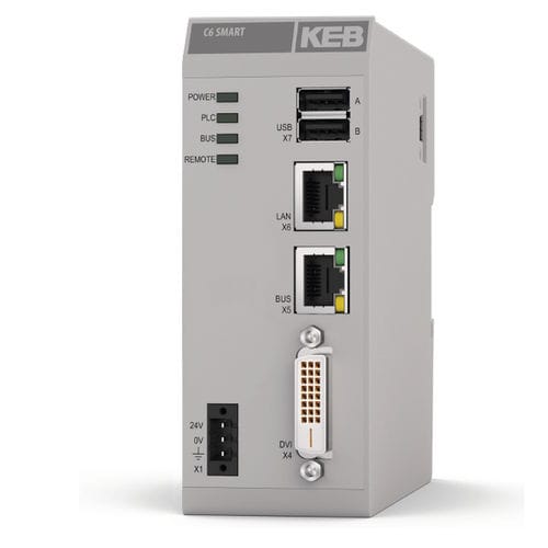 Echtzeit-Automatisierungssteuerung (RTAC) / für Ethernet-Netzwerk - C6 SMART - KEB Automation KG - RS232 / mit integriertem E/A