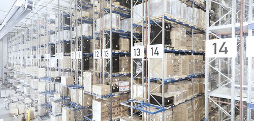 Regal für Materialumschlag - SSI SCHÄFER - Mehrplatz / FIFO / einseitig
