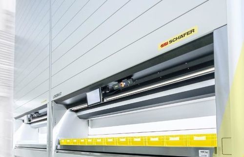 Kompakter Lagerturm - LogiMat® - SSI SCHÄFER - für Platte / modular