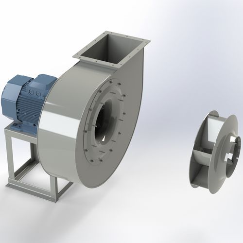Geräuscharmer Ventilator - EU Series - EUROVENTILATORI INTERNATIONAL - Zentrifugal / Absaug / für Chemieanwendungen