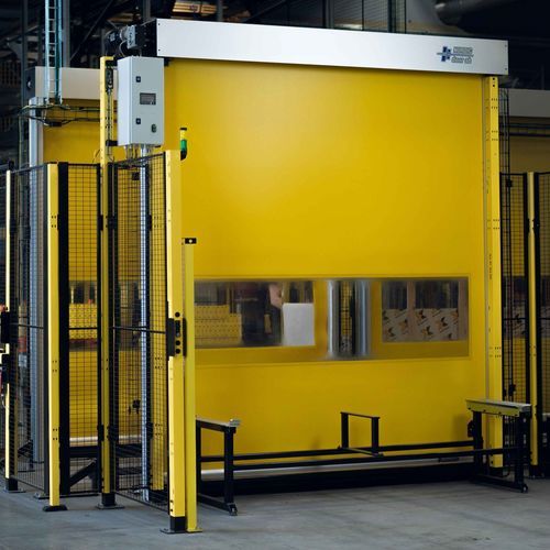 Rolltor - S-0145 series - AXELENT - Stoff / für den Innenbereich / Schnelllauf